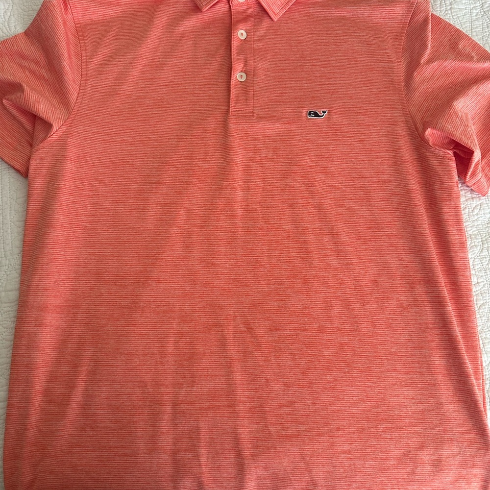 Vineyard Vines Men's Coral Polo Shirt